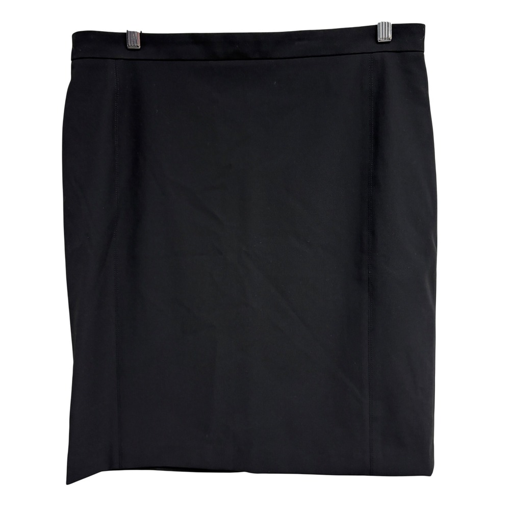 Ann Taylor Black Suiting Collection Pencil Skirt Size‎ 14 NWT Professional Work